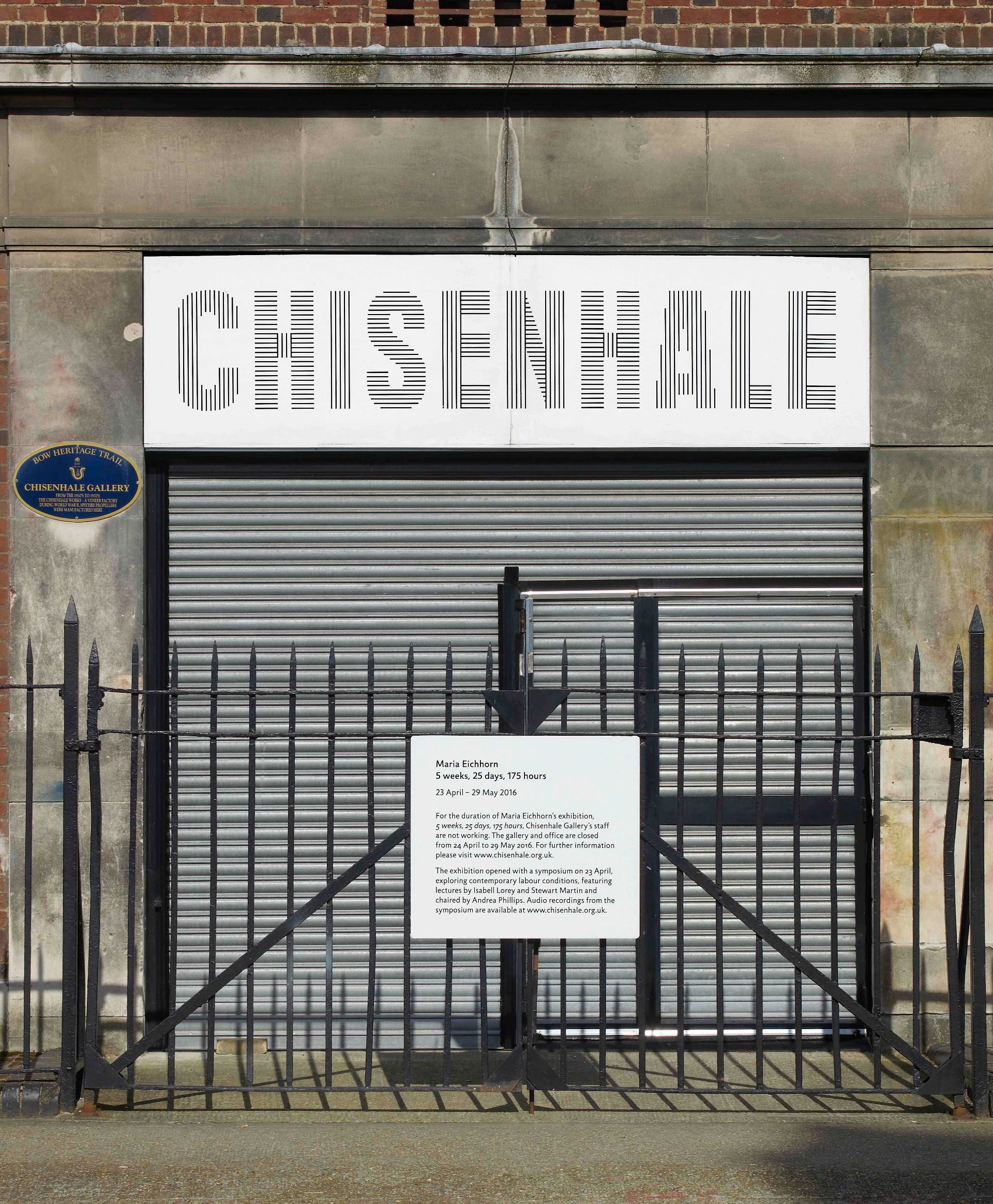 Maria eichhorn at chisenhale gallery by andy keate 01